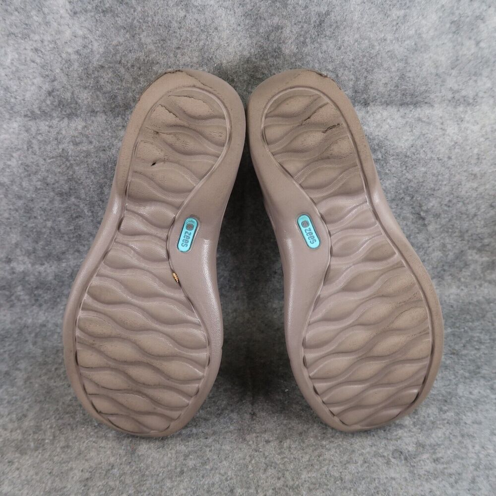 Bzees Shoes Womens 8 Slip On Fashion Casual Comfort Career Stretch Walking Taupe - Picture 9 of 12